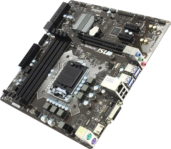 Ремонт материнских плат MSI H170M PRO-DH в сервисном центре FIX-MSI