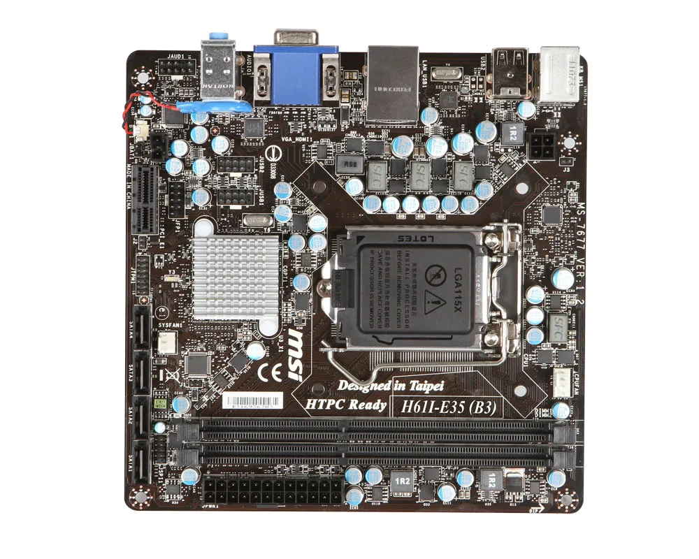 Ремонт материнских плат MSI H61I-E35 (B3) в сервисном центре FIX-MSI