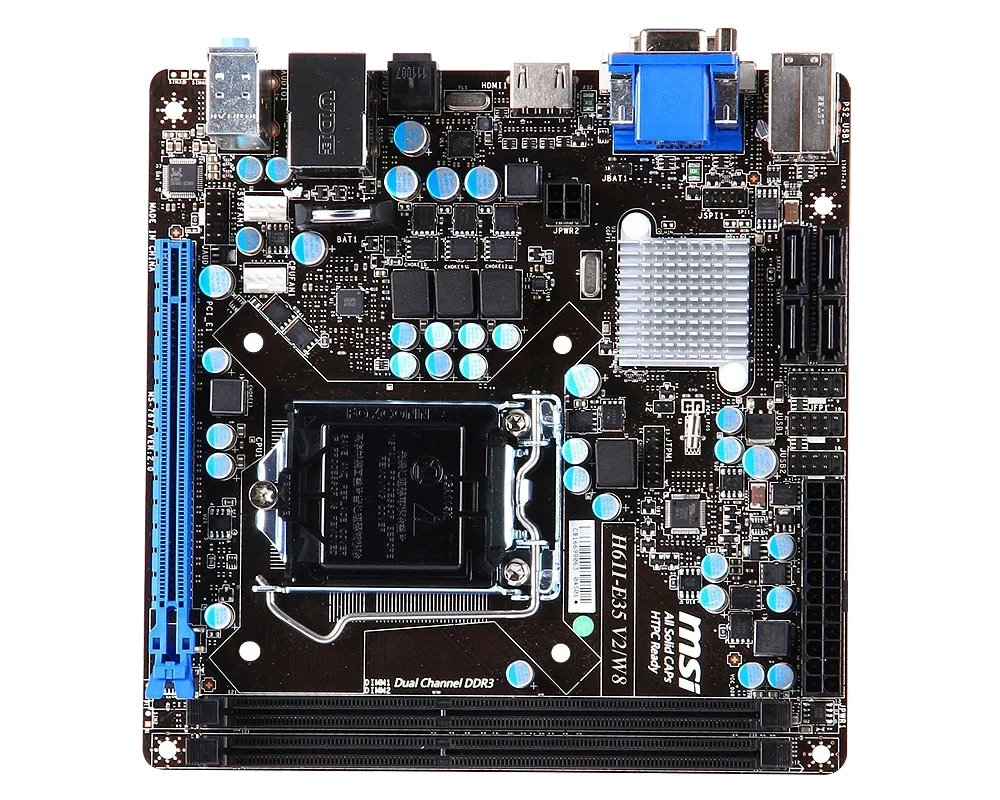 Ремонт материнских плат MSI H61I-E35 V2/W8 в сервисном центре FIX-MSI