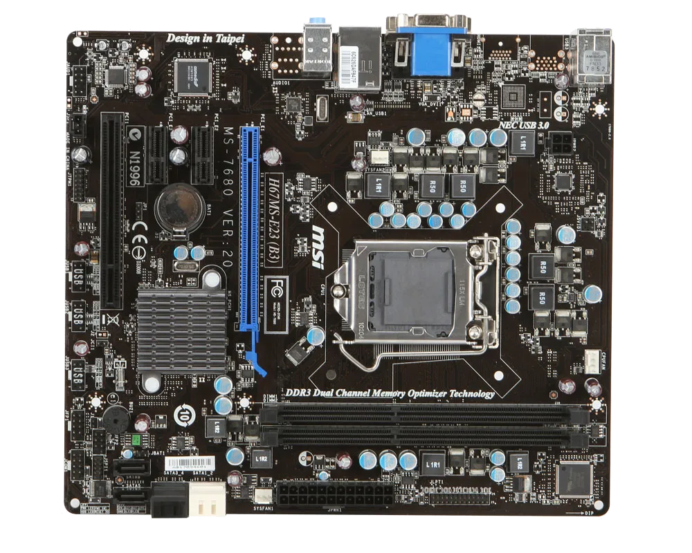 Ремонт материнских плат MSI H67MS-E23 (B3) в сервисном центре FIX-MSI