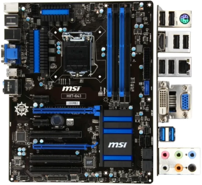 Ремонт материнских плат MSI H87-G43 в сервисном центре FIX-MSI