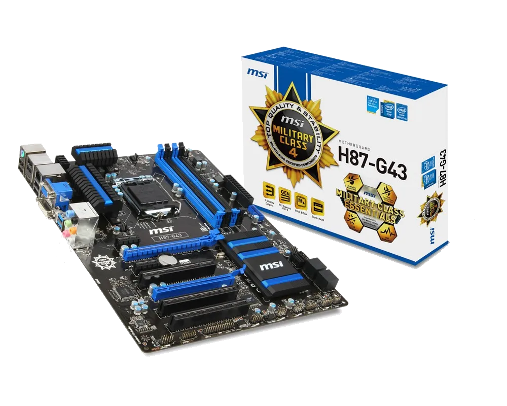 Ремонт материнских плат MSI H87M-G43 в сервисном центре FIX-MSI
