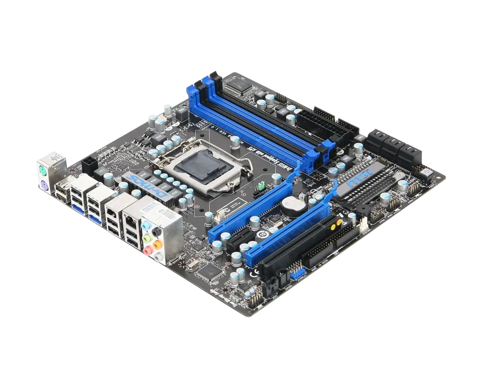 Ремонт материнских плат MSI P55M-GD45 в сервисном центре FIX-MSI