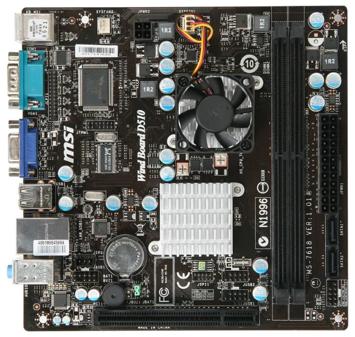 Ремонт материнских плат MSI Wind Board D510 в сервисном центре FIX-MSI